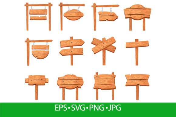 Download Wood Signboard. Rustic Wooden Signposts - Signboard Collection
