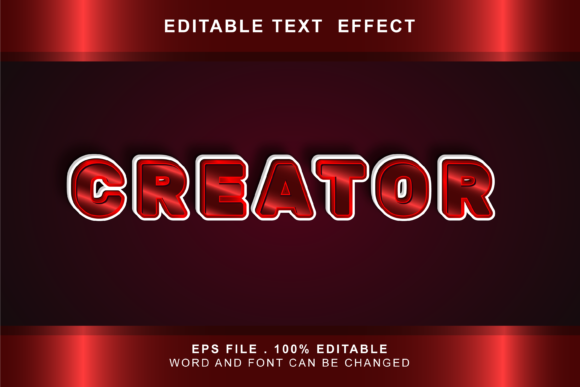 Download Creator Text Effect Editable - Text Collection