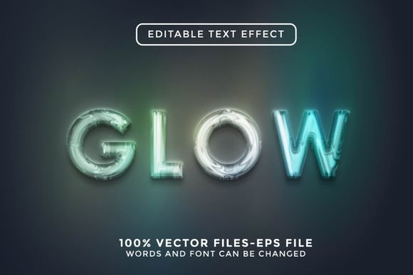 Download Glow Editable Text Effect - Text Collection