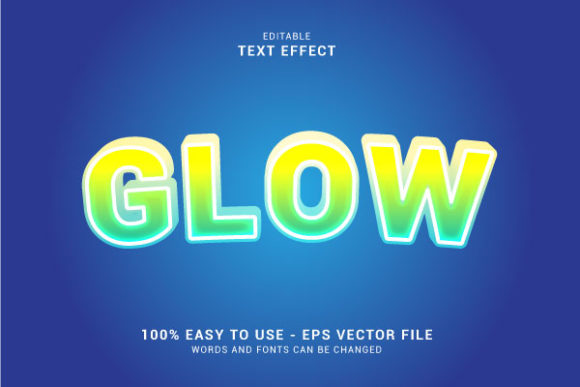 Download Editable Text Effect Glow Styles - Text Collection