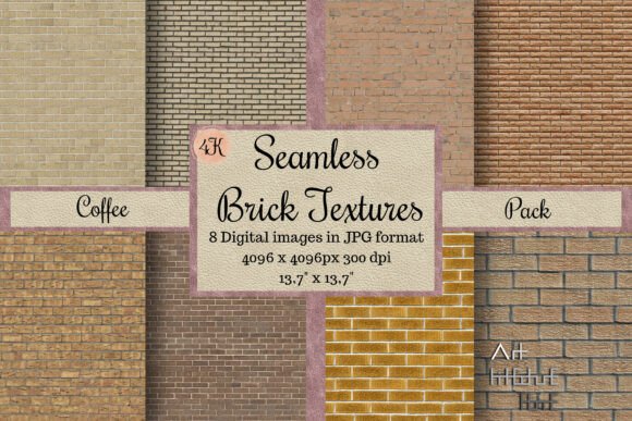 Download Seamless Coffee Color Brick Textures 4k - Text Collection