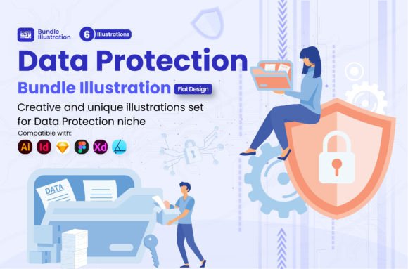 Download Illustration of Data Protection - Premium Resources