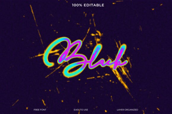 Download Blush Neon Text Effect - Text Collection