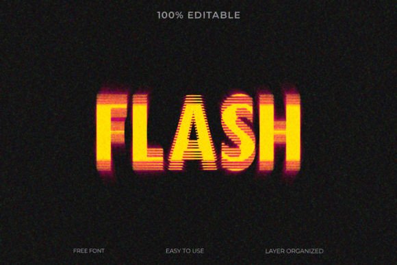 Download Flash Blurry Ghost Horror Glow Text Effe - Text Collection