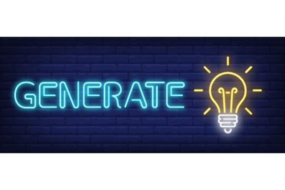 Download Generate Neon Text with Glowing Light Bu - Text Collection